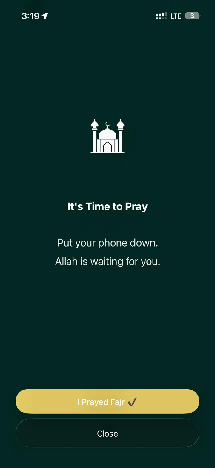 Athanify shield: It's time to pray