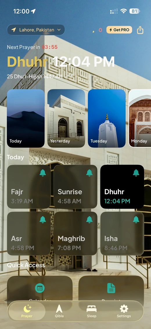 Athanify app screen 4