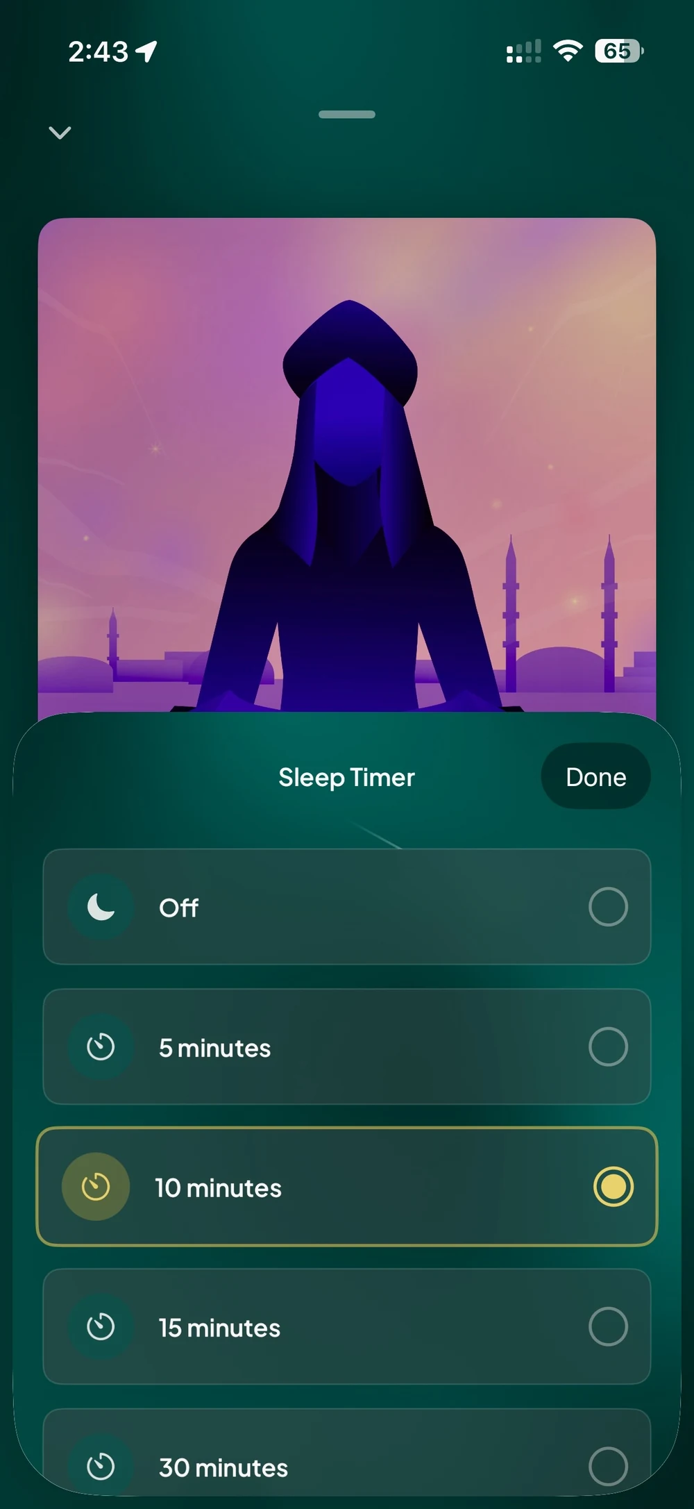 Sleep timer